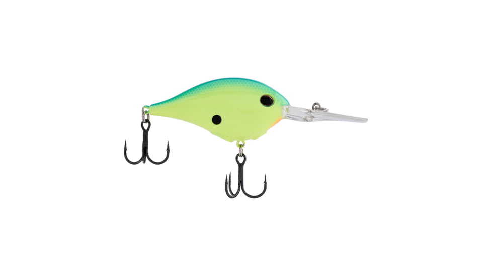 Berkley Dime Soft Bait Lures, Crankbaits, Freshwater, 3/4 oz, Blue Chartreuse, 15, 1611000