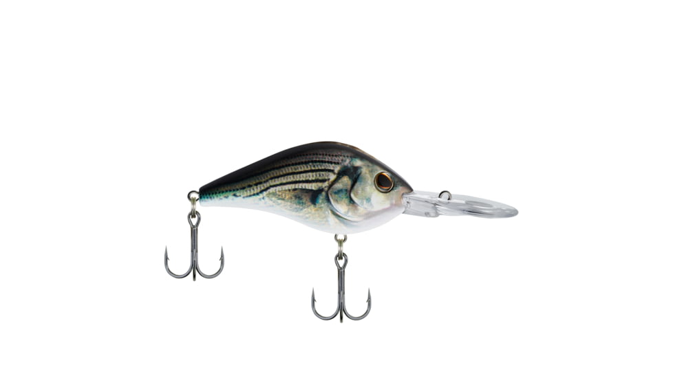 Berkley Dredger Body Shape And Weighted Bill Dives Deep, Slow Rise, 12-15, HD White Bass, 2 1/2in, 5/8oz, BHBDR14.5-HDWHB