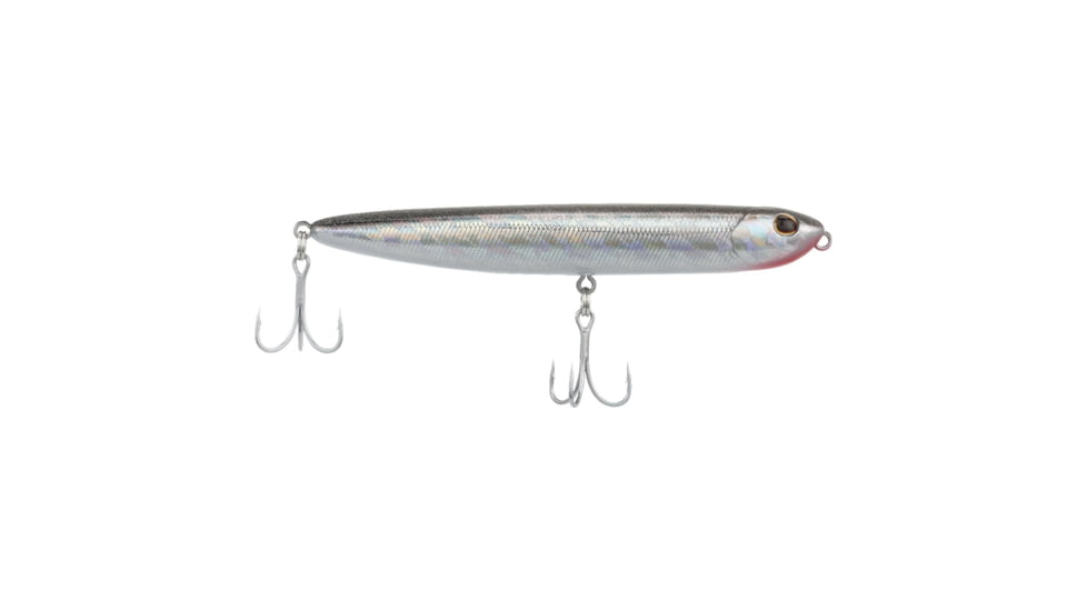 Berkley Drift Walker Saltwater Hard Baits, Topwater, Saltwater, 1/2 oz, Black Silver, 110, 1582250