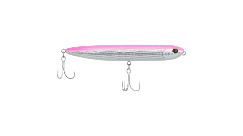Berkley Drift Walker Saltwater Hard Baits, Topwater, Saltwater, 1/2 oz, Pink Silver, 110, 1582251