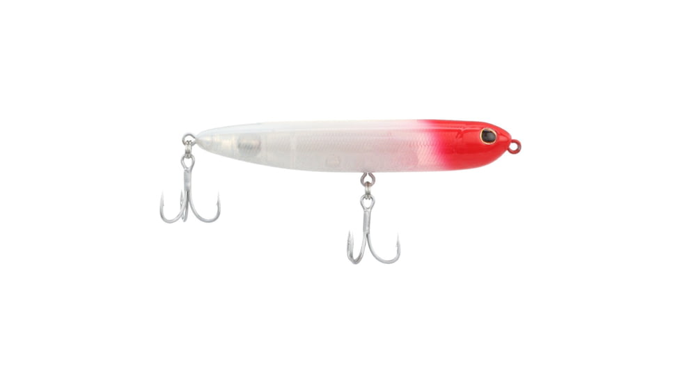 Berkley Drift Walker Saltwater Hard Baits, Topwater, Saltwater, 3/8 oz, Red Head, 90, 1582237