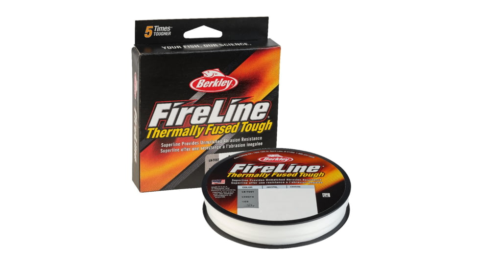 Berkley FireLine Superline, 0.006in/0.15mm, 6lb/2.7kg, 300yd/274m, 2 lb, Crystal, 0.006 in/0.15 mm, 1543507