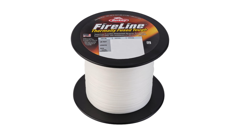 Berkley FireLine Superline, 0.007in/0.17mm, 8lb/3.6kg, 1500yd/1371m, 3 lb, Crystal, 0.007 in/0.17 mm, 1543532