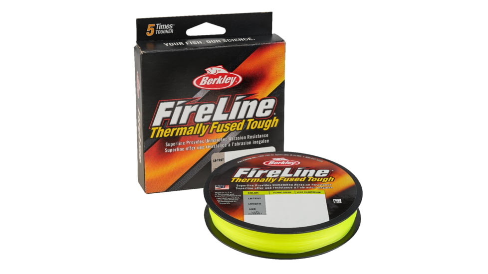 Berkley FireLine Superline, 0.008in/0.20mm, 10lb/4.5kg, 125yd/114m, 4 lb, Flame Green, 0.008 in/0.20 mm, 1543493