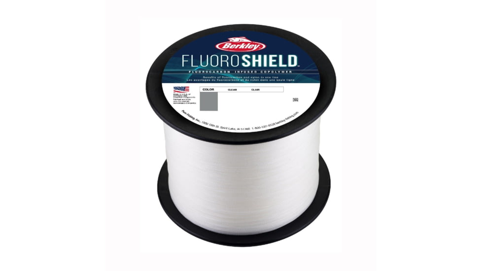 Berkley FluoroShield Fluorocarbon Line, 12lb.3000yds, Clear, 0.012 in/0.30 mm, 1521252