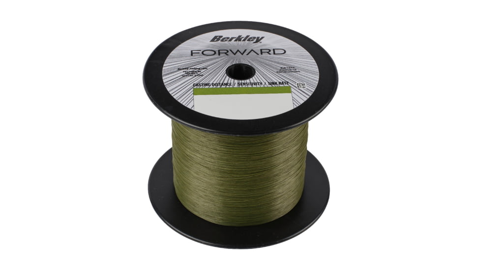 Berkley Forward Braid Bulk Spool, 17lb, Low-Vis Green, 0.010 in/0.25 mm, 1621833