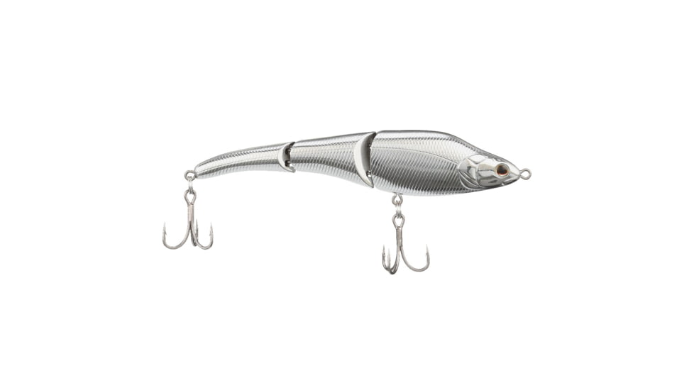 Berkley Magic Swimmer Freshwater Hard Bait, Chrome, 110, 1622057