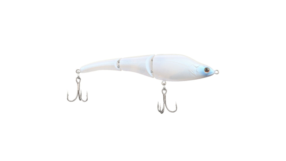 Berkley Magic Swimmer Freshwater Hard Bait, Ghost White, 110, 1622061