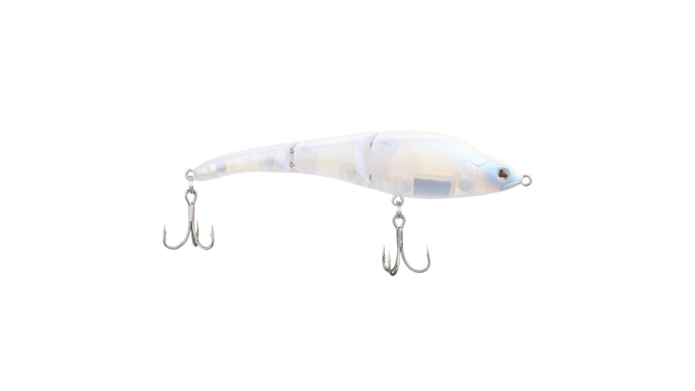 Berkley Magic Swimmer Freshwater Hard Bait, Ghost White, 125, 1622069