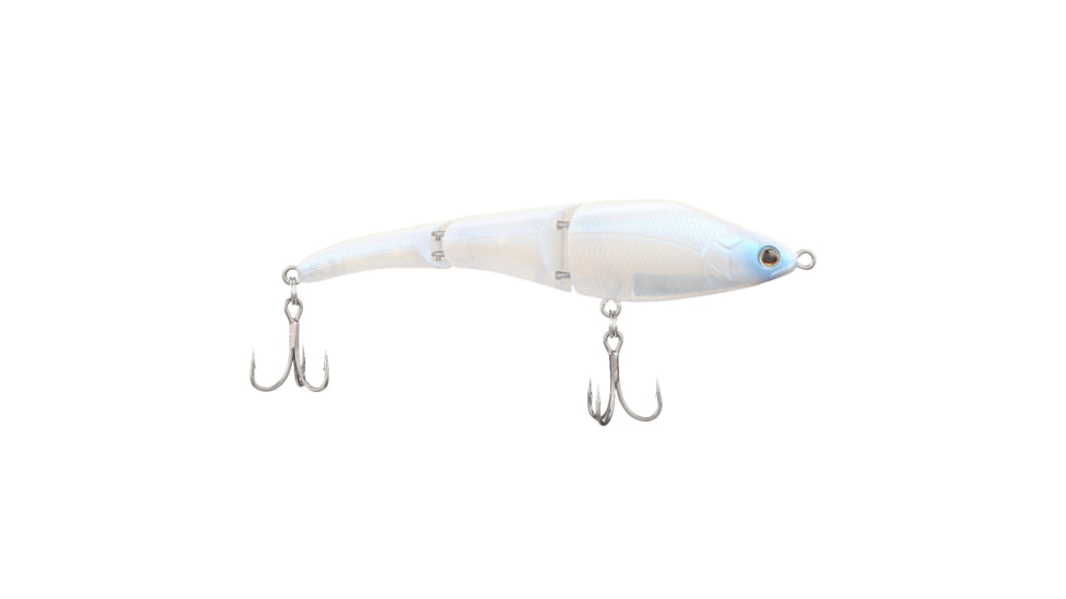 Berkley Magic Swimmer Freshwater Hard Bait, Ghost White, 95, 1622053