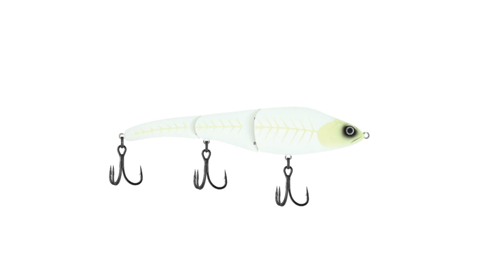 Berkley Magic Swimmer Saltwater Hard Bait, Ghostescent, 228, 1547978