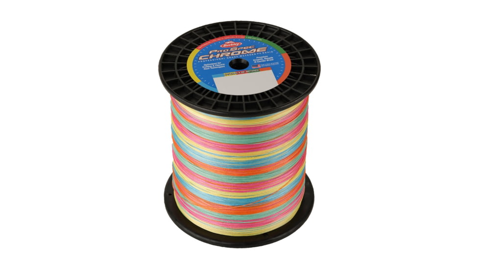 Berkley ProSpec Chrome 5 x 20ft Metered Braid Line, 130lb 3000yd, 5-Color Metered, 0.024 in/0.60 mm, 1621895