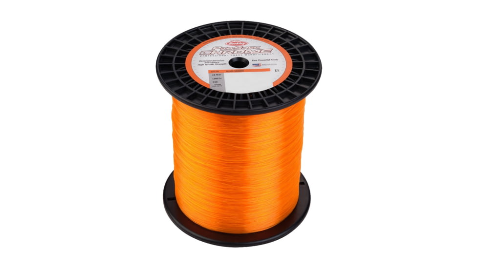 Berkley ProSpec Chrome Monofilament Line, 0.021in/0.53mm, 25lb/11.3kg, 3000yd/2743m, Blaze Orange, 0.021 in/0.53 mm, 1544003