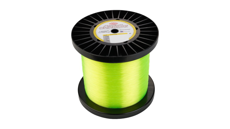 Berkley ProSpec Chrome Monofilament Line, 0.023in/0.58mm, 30lb/13.6kg, 5000yd/4572m, Hi-Vis Yellow, 0.023 in/0.58 mm, 1543429