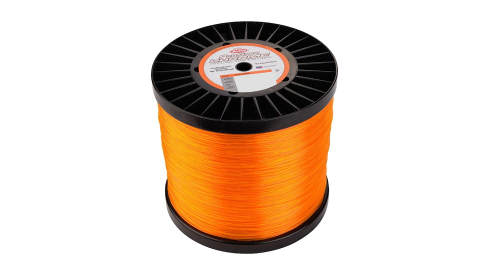 Berkley ProSpec Chrome Monofilament Line, 0.036in/0.91mm, 80lb/36.2kg, 3750yd/3429m, Blaze Orange, 0.036 in/0.91 mm, 1544014