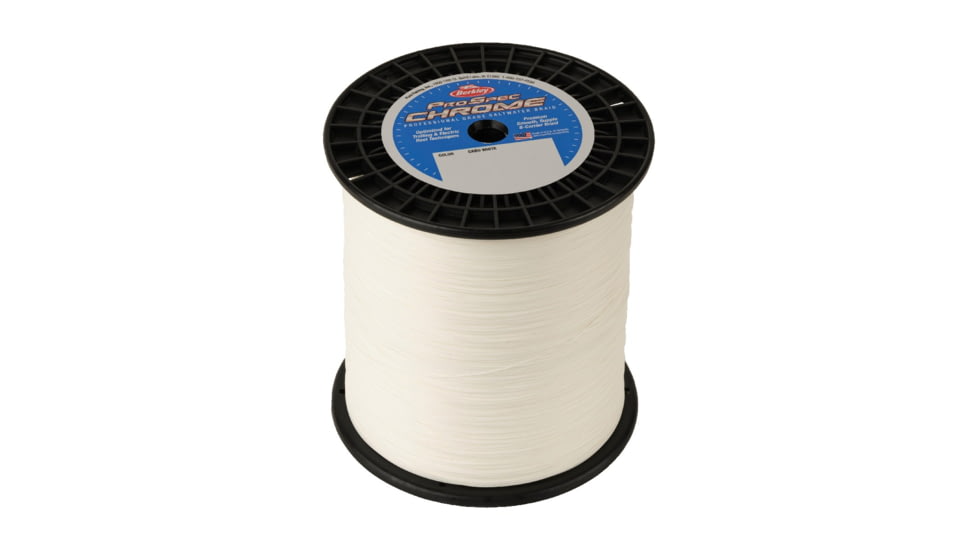 Berkley ProSpec Chrome Premium Braid Line, 65lb 3500yd, Cabo White, 0.015 in/0.38 mm, 1621864