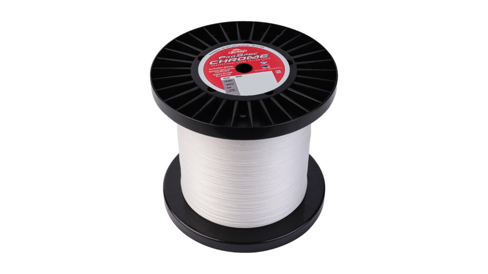 Berkley ProSpec Chrome Premium Hollow Braid Superline, 0.032in/0.81mm, 130lb/58.9kg, 3000yd/2743m, Cabo White, 0.032 in/0.81 mm, 1546877