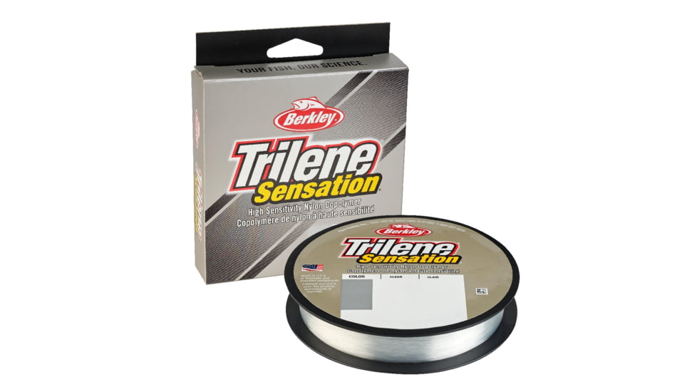 Berkley Trilene Sensation Filler Spool, 0.012in/0.30mm, 12lb/5.4kg, 330yd/301m, Clear, 0.012 in/0.30 mm, 1554102