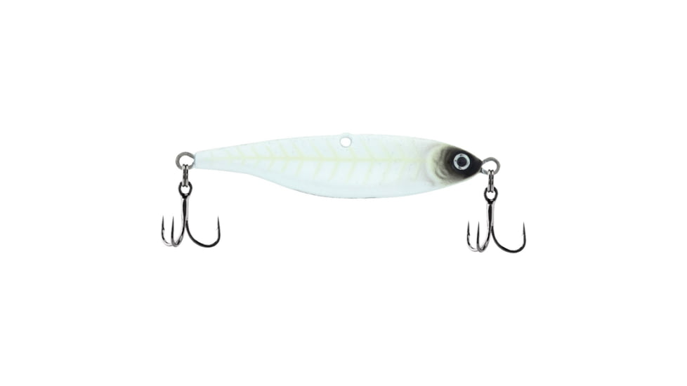 Berkley Vibrato Saltwater Hard Bait, Metal Jig, Ghostescent, 10, 1548001