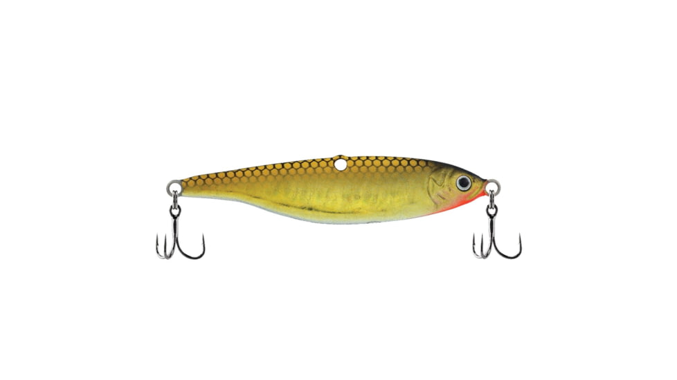 Berkley Vibrato Saltwater Hard Bait, Metal Jig, Nat Golden Shiner, 28, 1548028