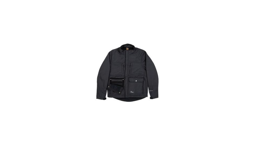 Berne Concealed Carry Echo Zero Eight Softshell - Mens, Black, Large, Tall, 92021353067