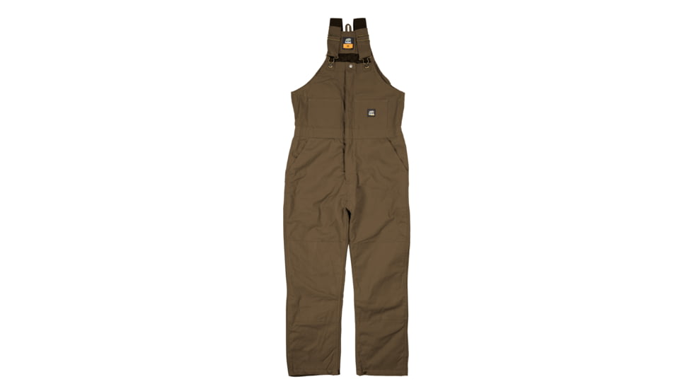 Berne Heritage Insulated Bib Overall - Mens, Bark, 5XL, B415BBR640