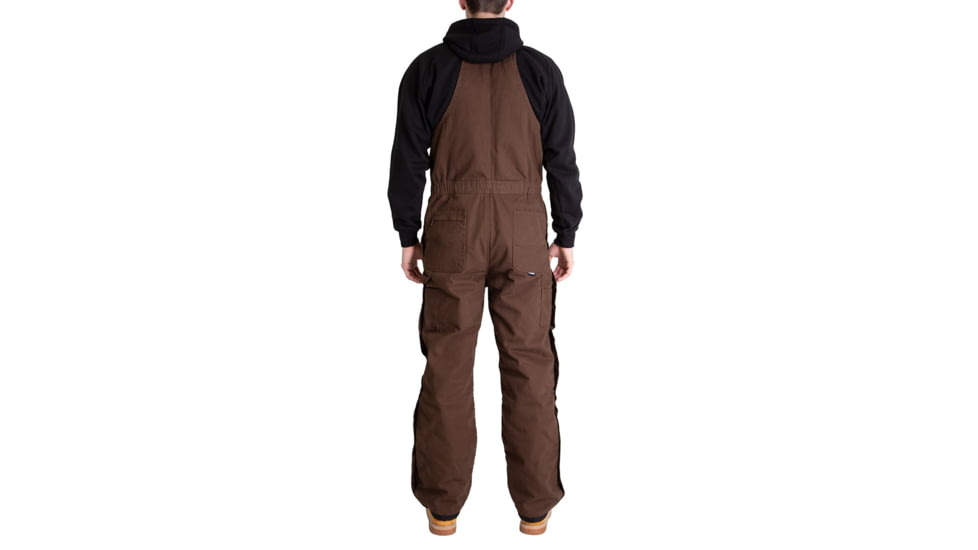 Berne Highland Washed Insulated Bib Overall - Mens, Bark, 6XL, B377BBR680