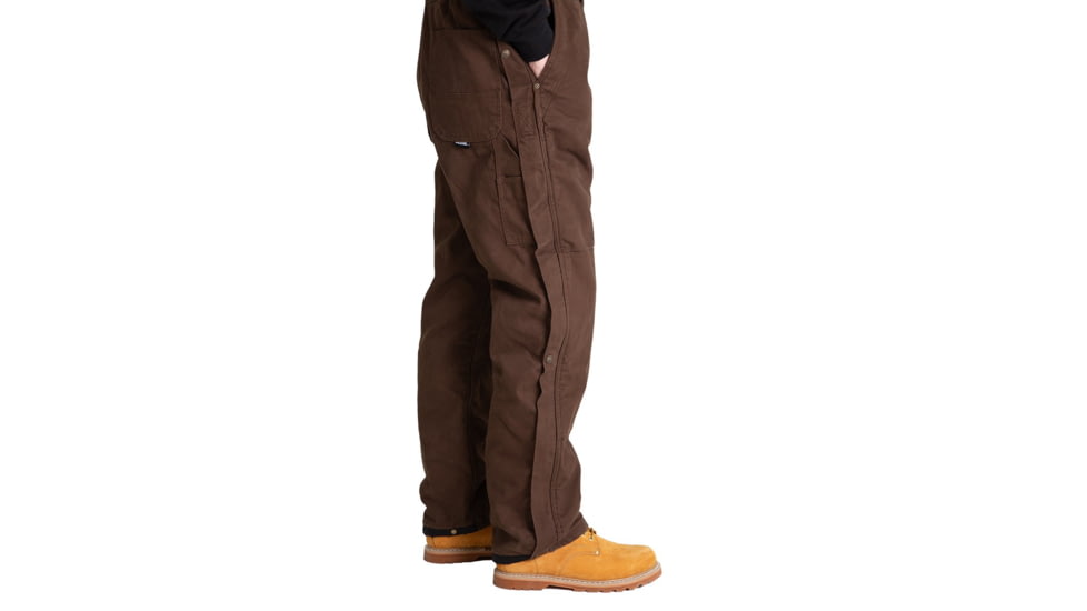 Berne Highland Washed Insulated Bib Overall - Mens, Bark, 6XL, B377BBR680