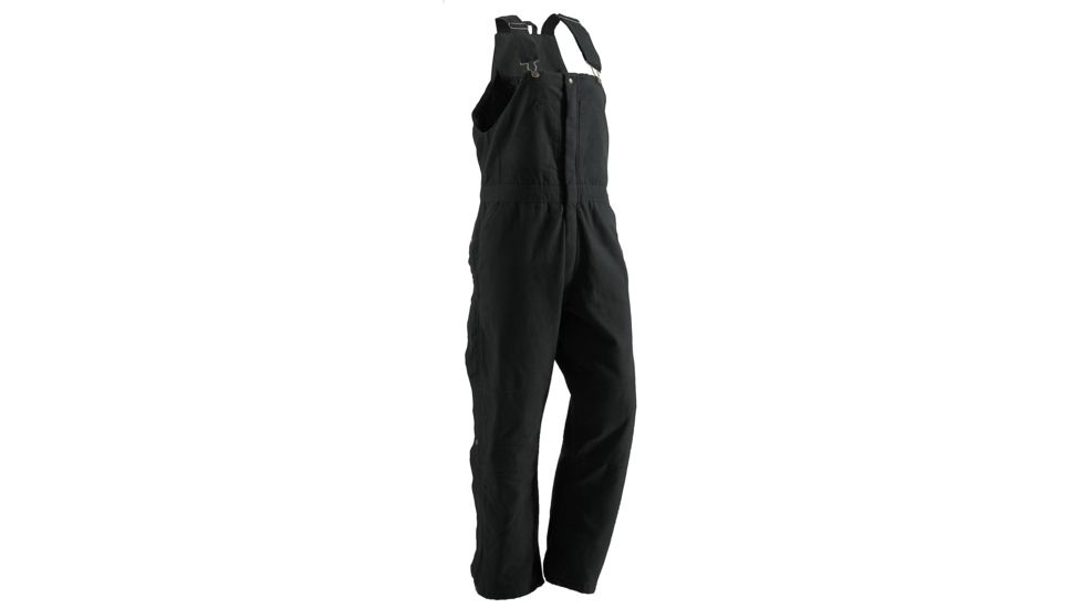 Berne Ladies Washed Insulated Bib, Black, Medium WB515BKR400