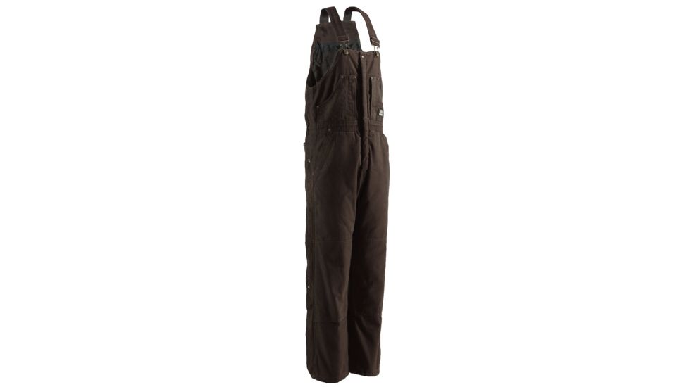 Berne Original Washed Insulated Bib Overall - Mens, Bark, Small B377BBR360