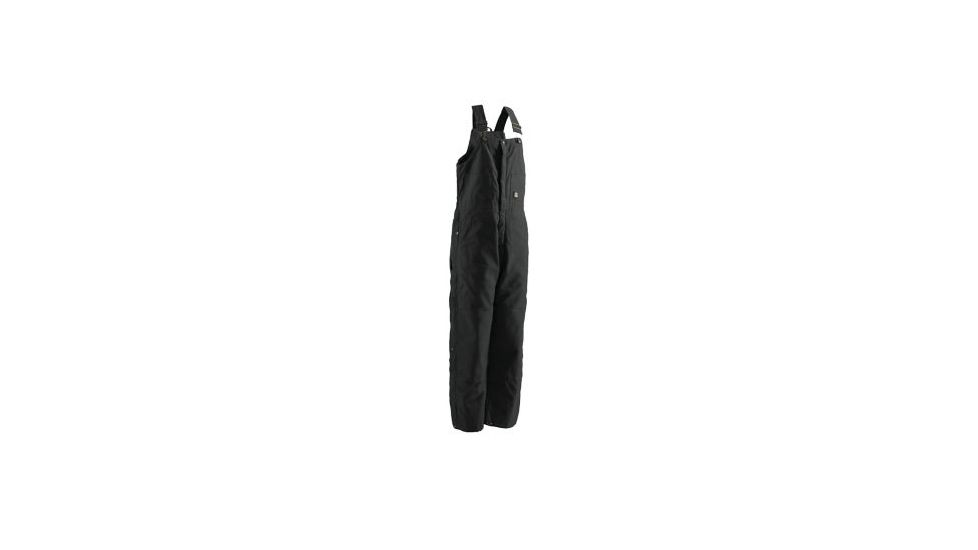 Berne Original Washed Insulated Bib Overall - Mens, Black, 4XL, Short, 92021367316