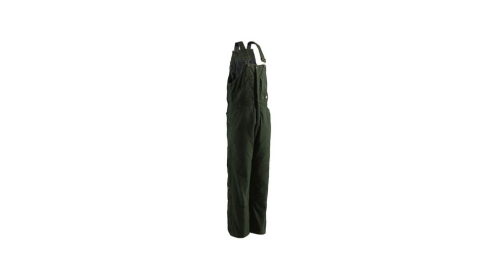Berne Original Washed Insulated Bib Overall - Mens, Moss, Large, Short, 92021296777