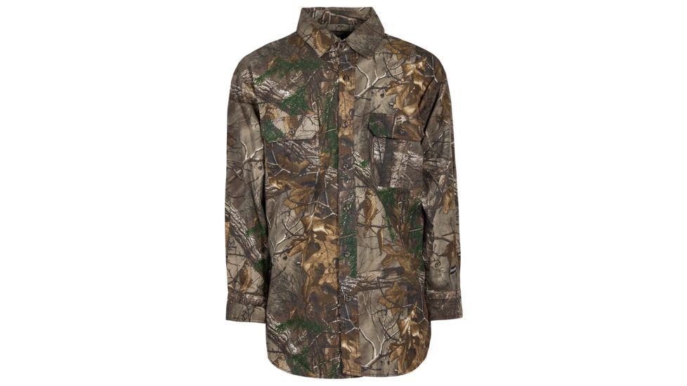 Berne Stalker Button Down Shirt - Mens, Realtree Edge, Small GSH10EDGR360