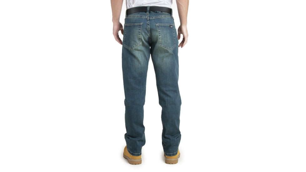 Berne Stretch Quarry 5 Pocket Jean - Mens, Granite, 30X32, P520GRA32300