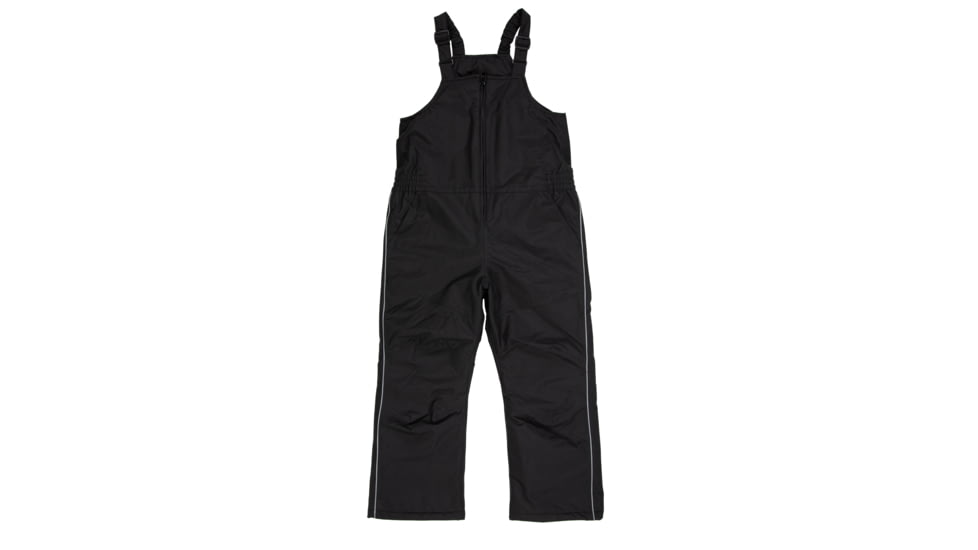 Berne Youth Snow Fort Bib, L, Black, Black, Large, BB32BKR440