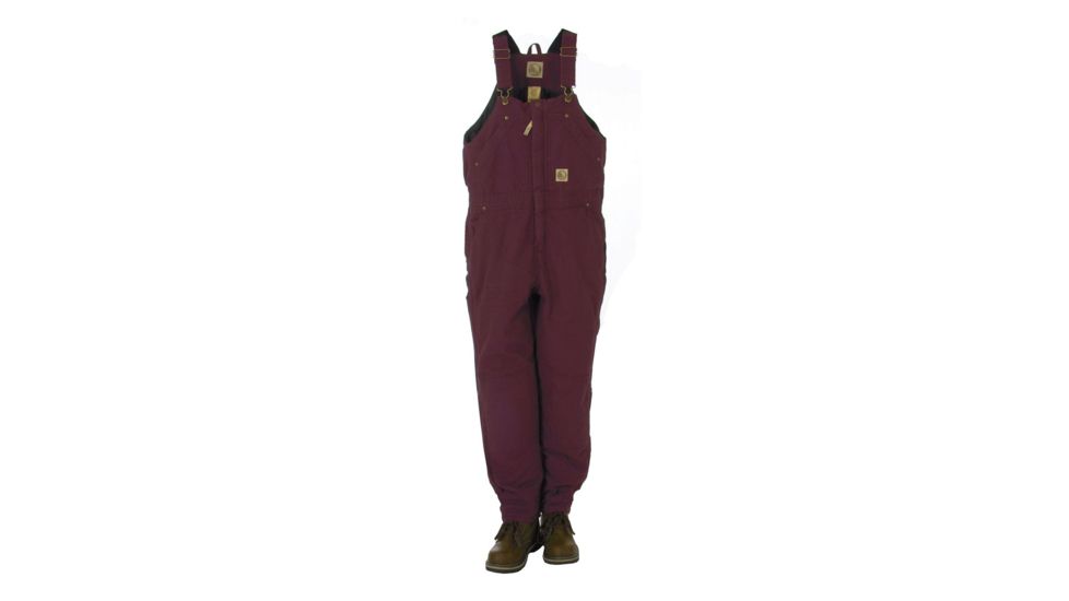 Berne Youth Washed Insulated Bib Overall, Plum, Medium BB21PLMR400