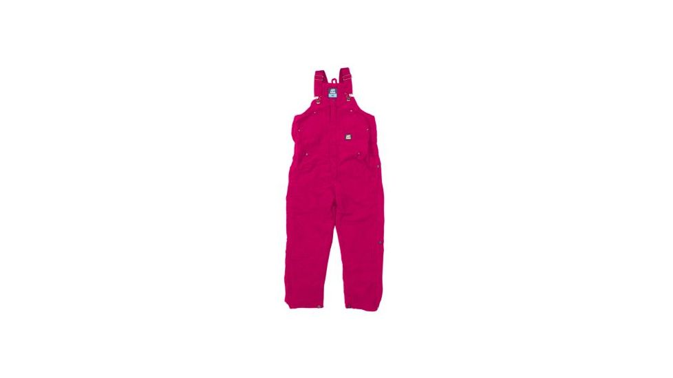 Berne Youth Washed Insulated Bib Overall, Pomegranate, Extra Small, Regular, 92021397092
