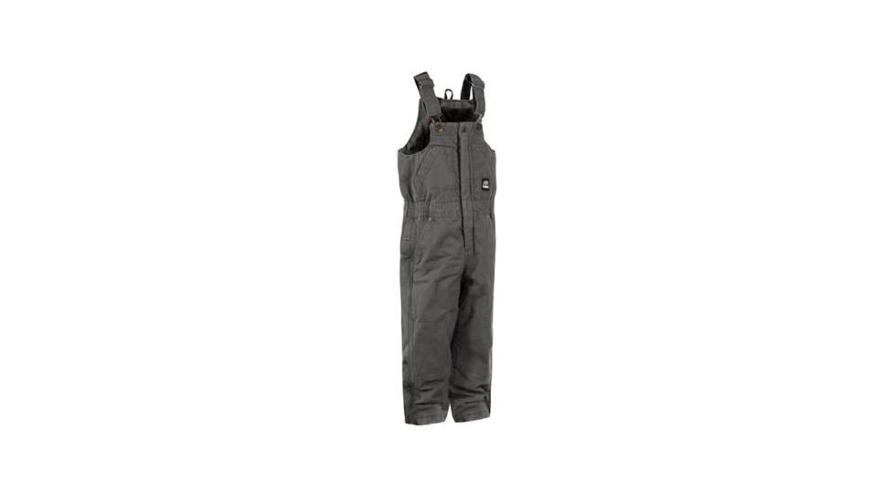 Berne Youth Washed Insulated Bib Overall, Titanium, Small, Regular, 92021397177
