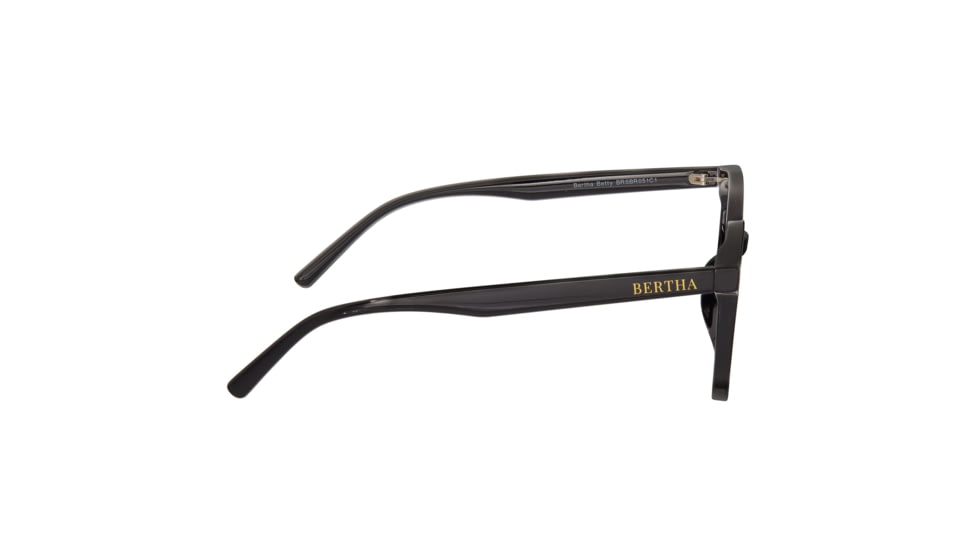 Bertha Betty Polarized Sunglasses - Womens, Black Frame, Black Lens, Black/Black, One Size, BRSBR051C1