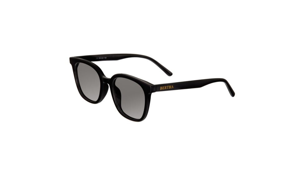 Bertha Betty Polarized Sunglasses - Womens, Black Frame, Black Lens, Black/Black, One Size, BRSBR051C1