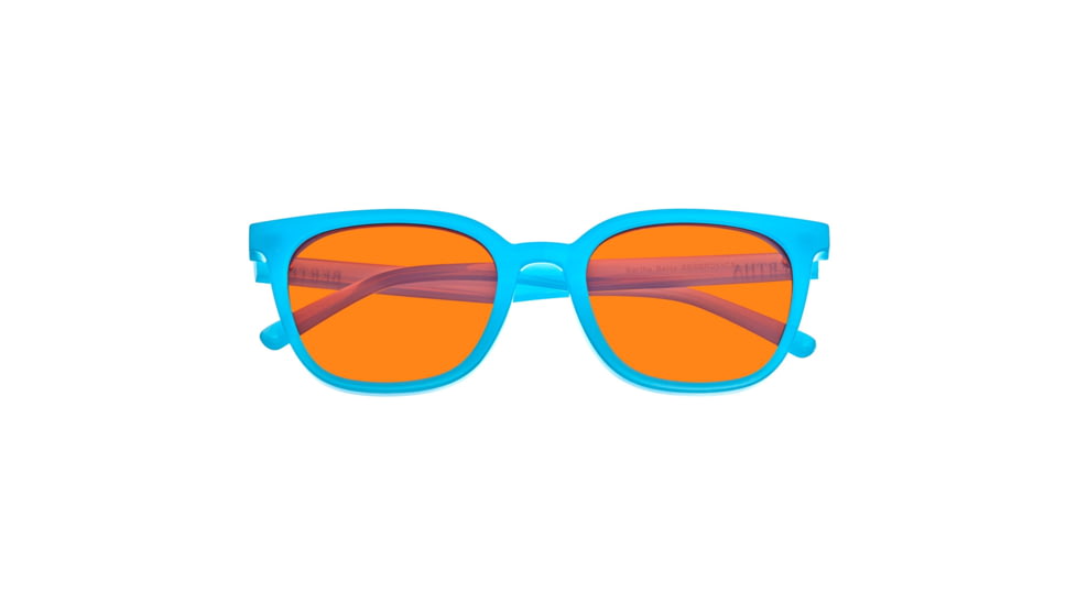 Bertha Betty Polarized Sunglasses - Womens, Light Blue Frame, Orange Lens, Light Blue/Orange, One Size, BRSBR051C5