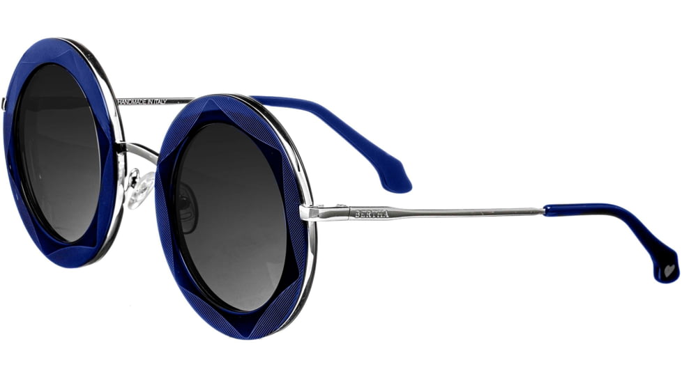 Bertha Jimi Handmade in Italy Sunglass - Womens, Navy, One Size, BRSIT107-3
