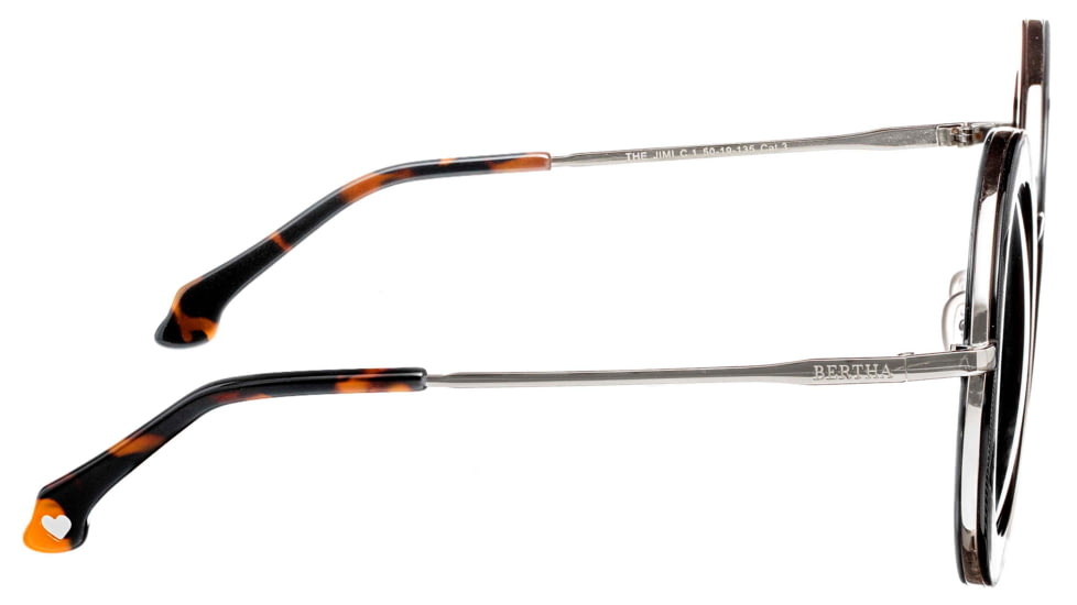 Bertha Jimi Handmade in Italy Sunglass - Womens, Tortoise, One Size, BRSIT107-2