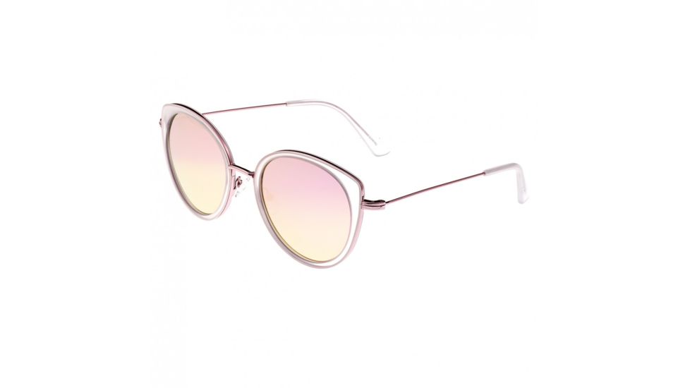Bertha Sasha Polarized Sunglasses, Pink/Rose Gold, One Size, BRSBR030RG