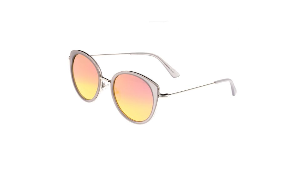 Bertha Sasha Polarized Sunglasses, Silver/Rose Gold, One Size, BRSBR030SL