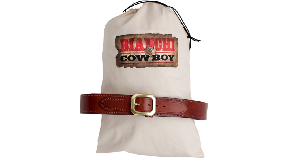 Bianchi 1820B California Outlaw Belt Tan Size 40 .38 Caliber 110747