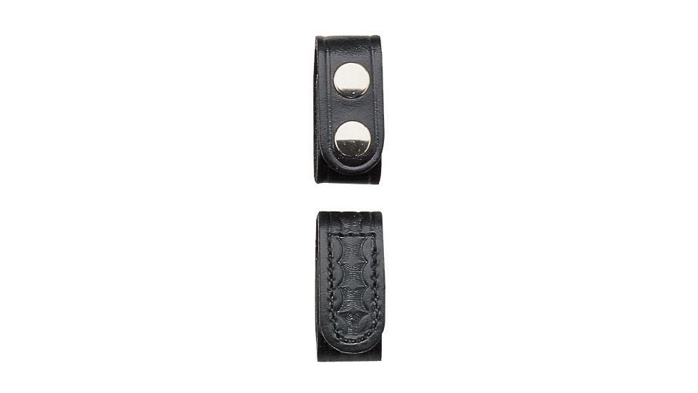 Bianchi 33 Belt Keeper 4-pack - Plain Black, Chrome 14678