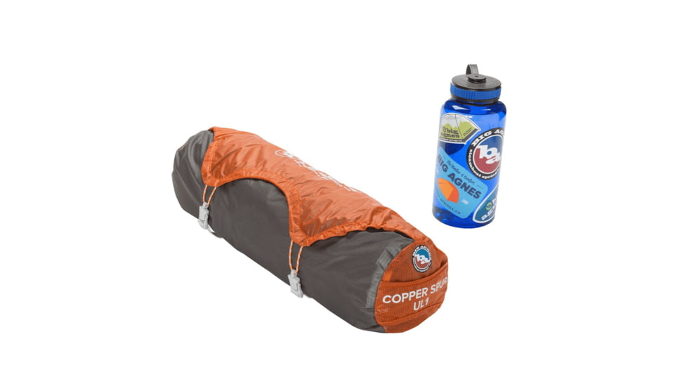 Big Agnes Copper Spur UL1 Tent, Tangelo, 1 Person, TCSUL1TGO25