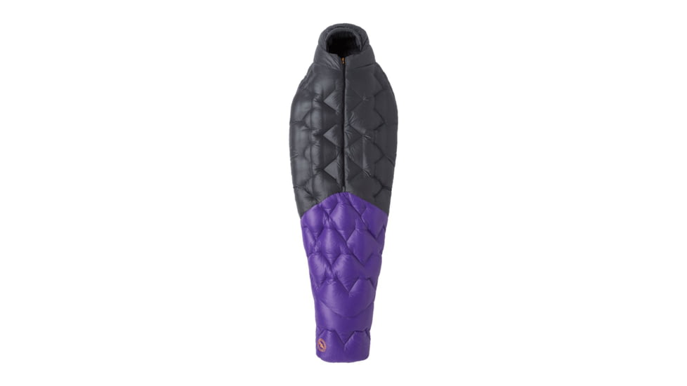 Big Agnes Fly Creek UL 25 Sleeping Bag, Asphalt/Royal Purple, Regular, BFCULR2525