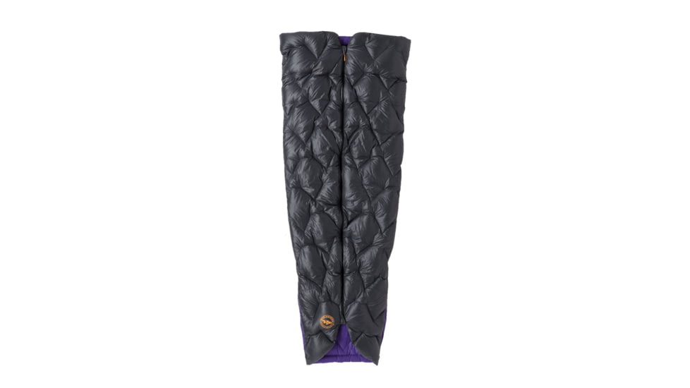 Big Agnes Fly Creek UL Zip Quilt 50 Sleeping Bag, Asphalt/Royal Purple, Regular, BFCULZQR5025